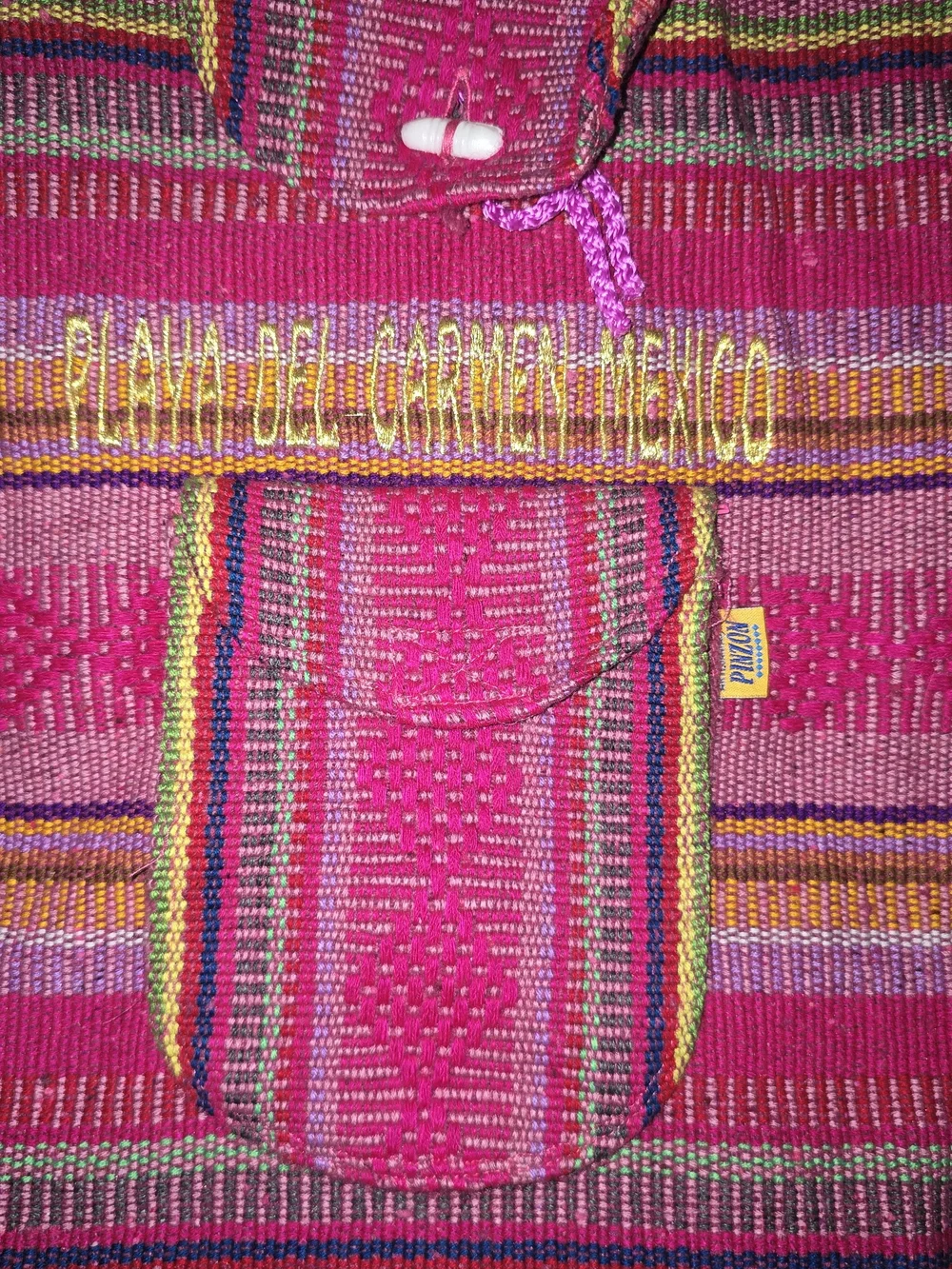 La Malinche School Backpack No. 4 – Mexican Woven Baja Knit Bohemian Rucksack